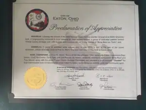 Miss Preble Proclamation - City of Eaton Miss Preble Proclamation - City of Eaton